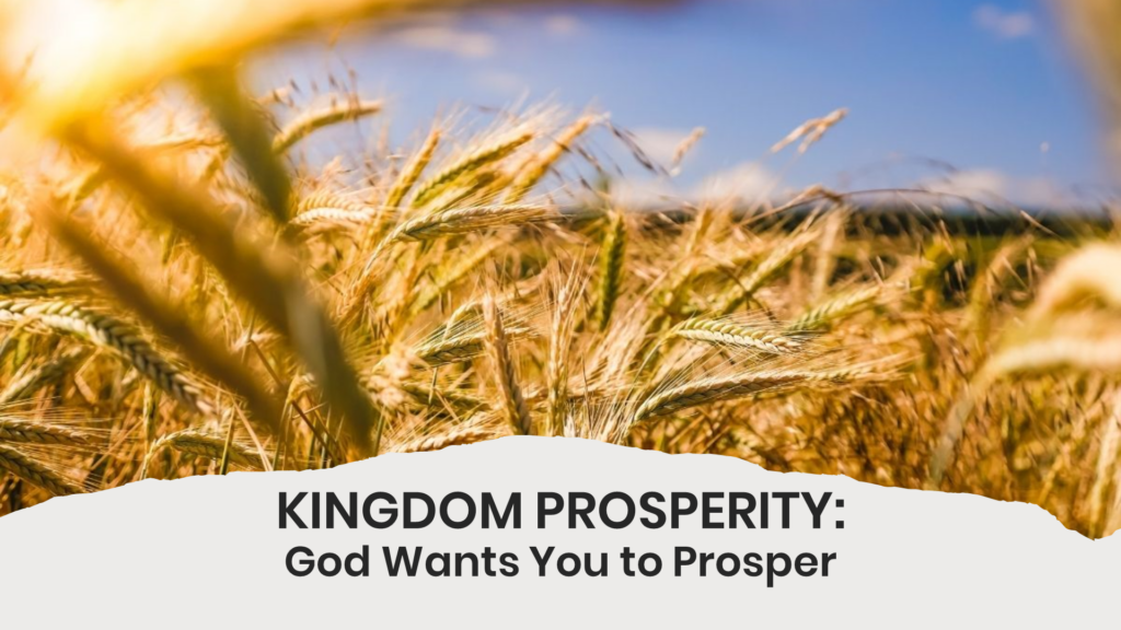 God Wants You To Prosper Gathering Church Viridian