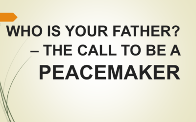 Beatitudes 8 – Peacemakers
